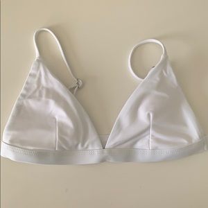 white bikini top